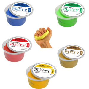 בצק תרפויטי בחמש דרגות קושי therapy putty